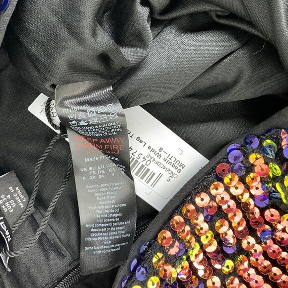 Nasty Gal Sequin Wide-Leg Pants NWT - Picture 7 of 9